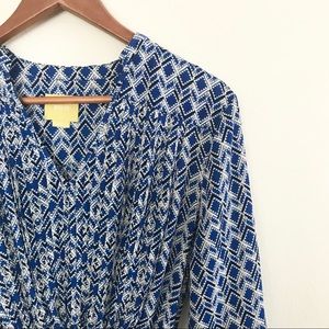 ** Maeve ** Anthropologie pleated tie waist dress